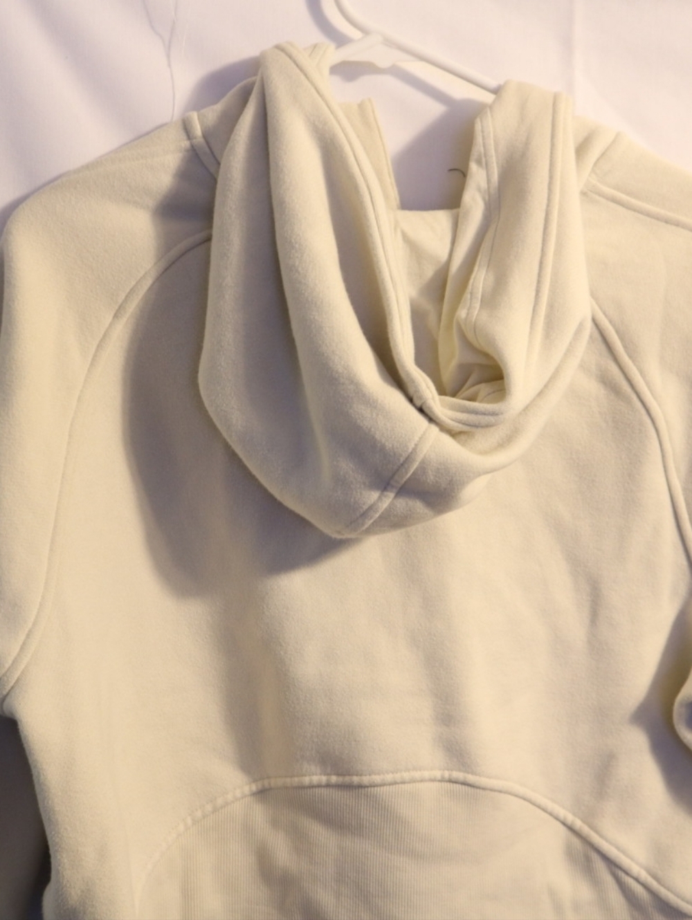 CRZ Yoga Fleece  Half Zip Pullover Sweatshirt Cream Size Small - Picture 7 of 9
